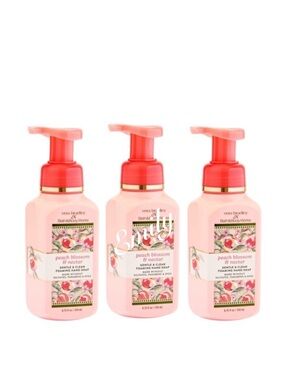 BBW × Vera Bradley 3-Pc 2026 PEACH BLOSSOM & NECTAR Foam Hand Soap